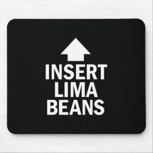 Lima bonen invoegen Funny Thanksgiving wijzende pi Muismat