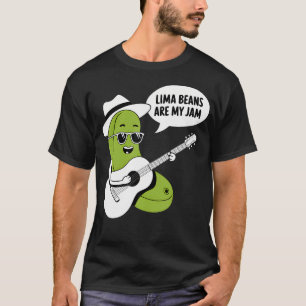 Lima Bonen Zijn Mijn Jam Foodie Groente Vegetariër T-shirt