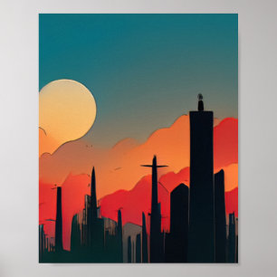 Lima Comics-stijl Poster