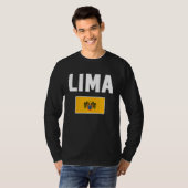 Lima Flag souvenir  Peru T-shirt (Voorkant volledig)