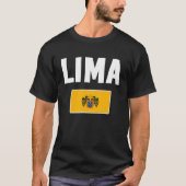Lima Flag souvenir Peru T-shirt (Voorkant)