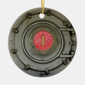 Lima-locomotief Keramisch Ornament (Voorkant)