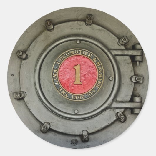 Lima-locomotief Ronde Sticker (Voorkant)