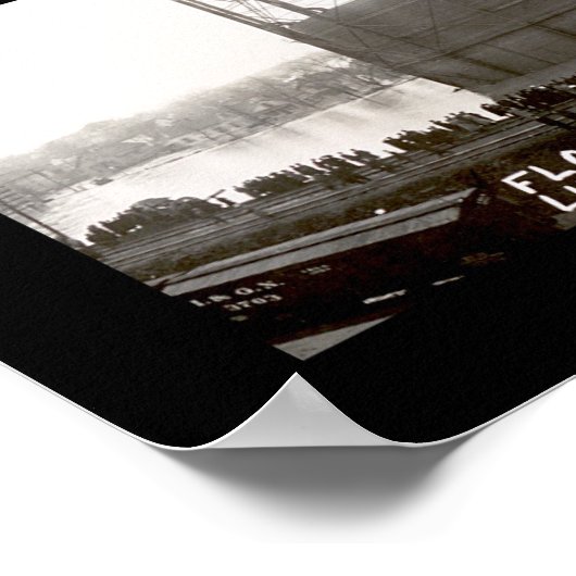 Lima OH Flood District Foto 1913 Poster (Hoek)