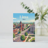 Lima, Ohio Briefkaart (Staand voorkant)