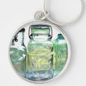 Lima Ohio Fruit Jar Antieke Mason Jars Sleutelhanger (Voorkant)