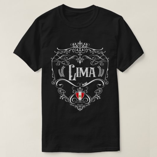 Lima  ontwerp 1 t-shirt (Design voorkant)