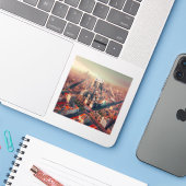 Lima Peru 3 inch Vinyl Sticker (Laptop met iPhone)