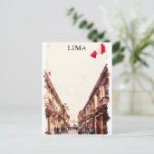 Lima Peru Architectuur Reizen Briefkaart (Staand voorkant)