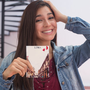 Lima Peru Architectuur Reizen Briefkaart