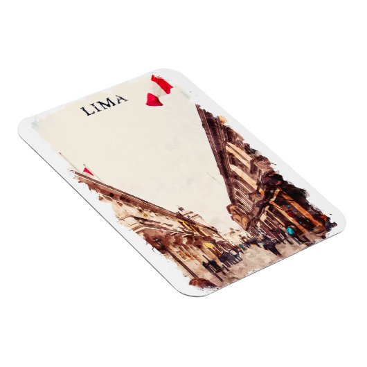 Lima Peru Architectuur Reizen Magneet (Rechterzijde)