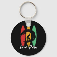 Lima Peru Beach Retro Surfing