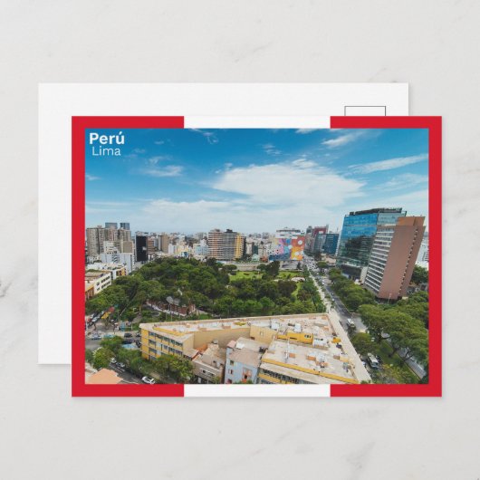 Lima - Peru Briefkaart (Voorkant / Achterkant)