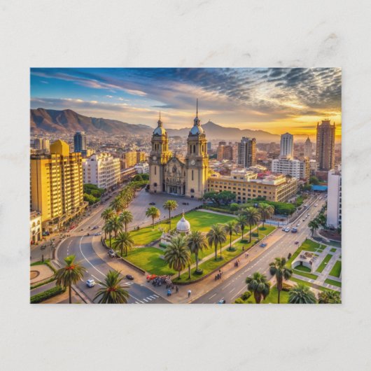 Lima, Peru Briefkaart (Voorkant)