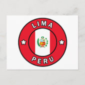 Lima Peru Briefkaart (Voorkant)