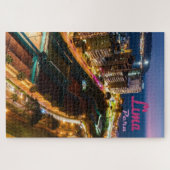 Lima Peru Capital Pacific Coast City Lichtrecht na Legpuzzel (Horizontaal)