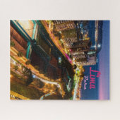 Lima Peru Capital Pacific Coast City Lichtrecht na Legpuzzel (Horizontaal)