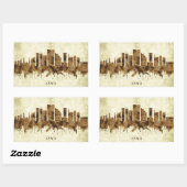 Lima Peru Cityscape Rechthoekige Sticker (Vel)