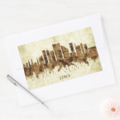 Lima Peru Cityscape Rechthoekige Sticker (Envelop)