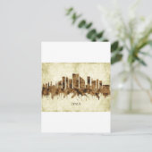 Lima Peru Cityscape Uitnodiging Briefkaart (Staand voorkant)