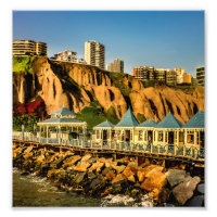 Lima Peru Coastal Scene Foto
