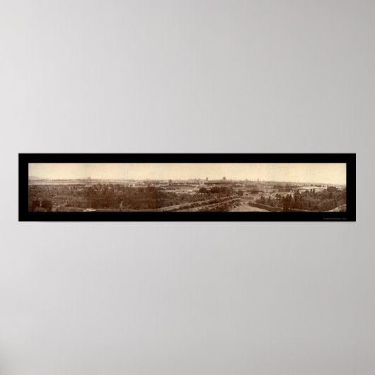 Lima Peru Foto 1875 Poster (Voorkant)