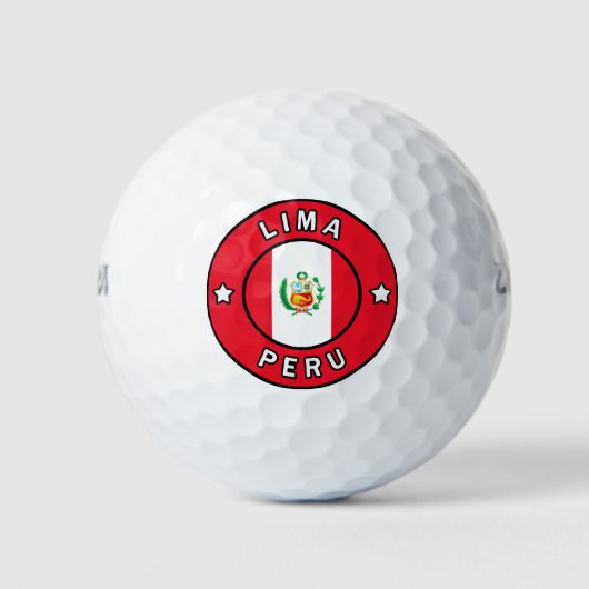 Lima Peru Golfballen (Voorkant)