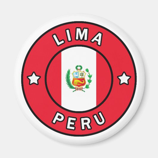 Lima Peru Magneet (Voorkant)