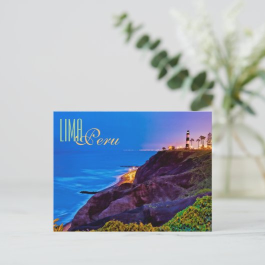 Lima, Peru, Miraflores District, SA Briefkaart (Staand voorkant)