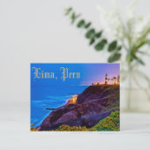 Lima, Peru, Miraflores District, SA Briefkaart (Staand voorkant)