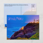 Lima, Peru, Miraflores District, SA Briefkaart (Voorkant / Achterkant)