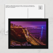Lima, Peru, Miraflores District, SA Briefkaart (Voorkant / Achterkant)