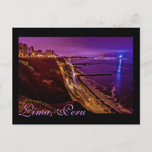 Lima, Peru, Miraflores District, SA Briefkaart (Voorkant)