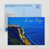 Lima, Peru, Miraflores District, SA Briefkaart (Voorkant / Achterkant)