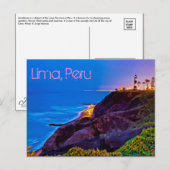 Lima, Peru, Miraflores District, SA Briefkaart (Voorkant / Achterkant)