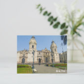 Lima, Perú, Plaza Mayor Briefkaart (Staand voorkant)