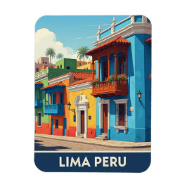 Lima Peru Reizen Magneet