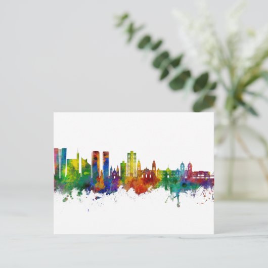 Lima Peru Skyline Briefkaart (Staand voorkant)