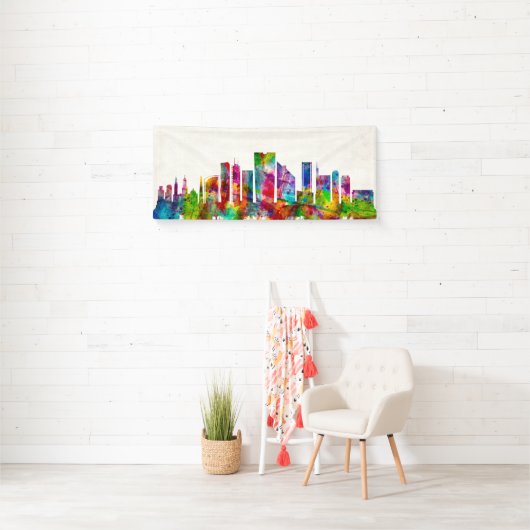 Lima Peru Skyline Spandoek (Insitu)