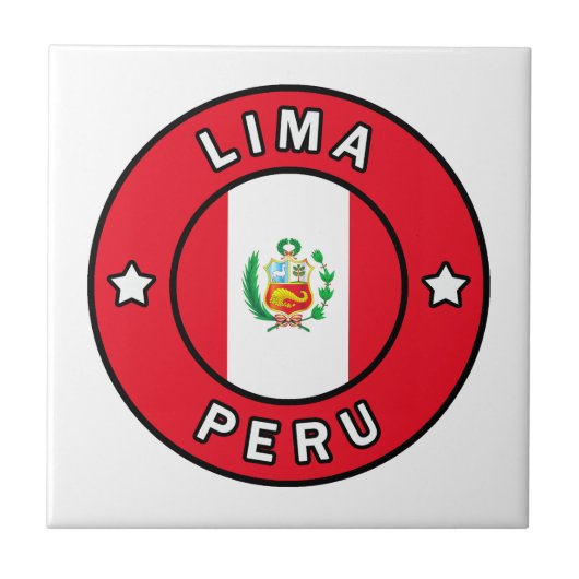 Lima Peru Tegeltje (Voorkant)