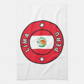 Lima Peru Theedoek (Verticaal)