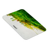 Lima Peru Waterverf Panorama Uitzicht Magneet (Rechterzijde)