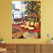 Lima Peru's Chocolade Thee op gestrekt doek Canvas Afdruk (Insitu (Woonkamer))