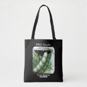  Lima Pole Beans Vegetables Fredonia, NY Tote Bag (Voorkant)