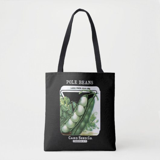  Lima Pole Beans Vegetables Fredonia, NY Tote Bag (Voorkant)