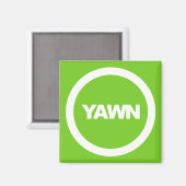 Lima Yawn Brand Dorm Fridge Magneet (Voorkant / Achterkant)