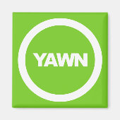 Lima Yawn Brand Dorm Fridge Magneet (Voorkant)