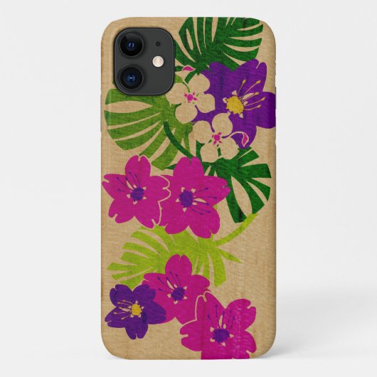 Limahuli Garden Hawaiian Faux Pink Case-Mate iPhone Case (Achterkant)