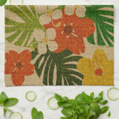 Limahuli Garden Hawaiian Floral Kitchen Towel Theedoek (Gevouwen)