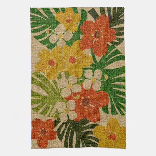 Limahuli Garden Hawaiian Floral Kitchen Towel Theedoek (Verticaal)